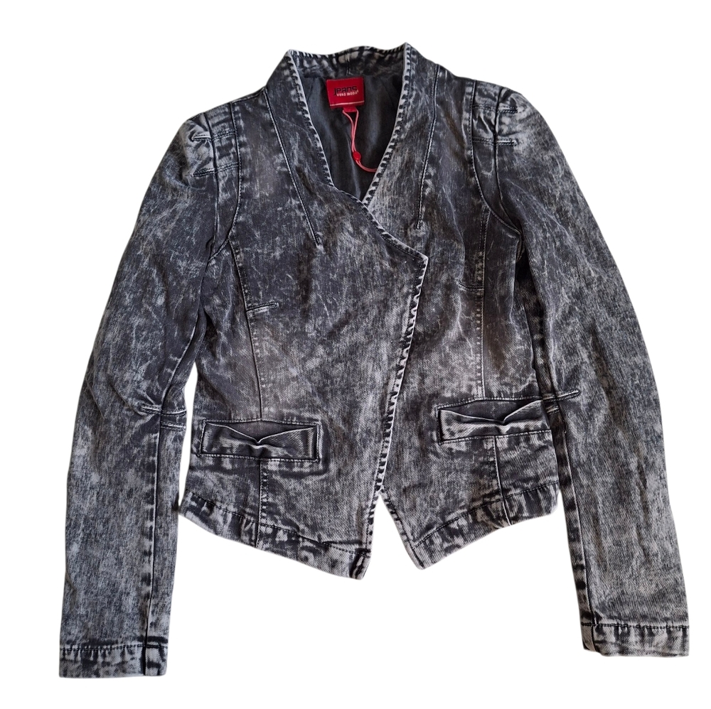 💋Vero Moda Women’s Jacket Size 38 M 165/84A Black Grey Washed 💋